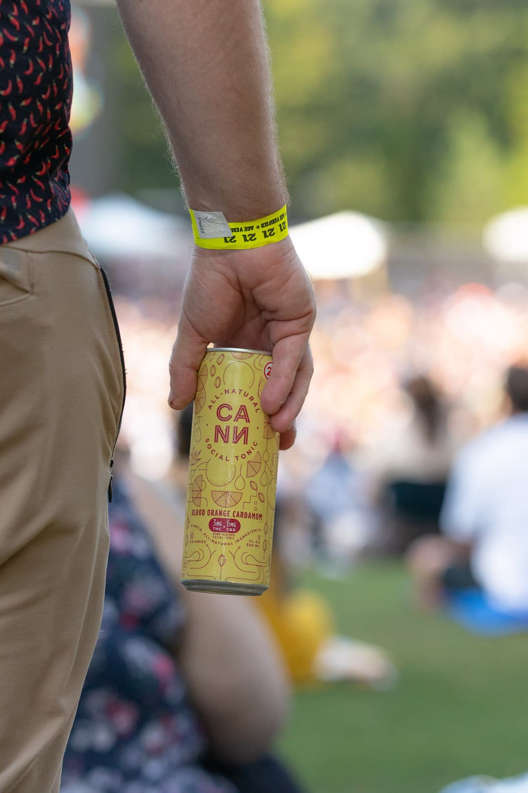 Group of friends holding Cann Hi Boy products